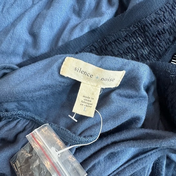 Women's Blue Sleeveless Sequin Knee Length Dress Size L‎ Party/Cocktail - Picture 6 of 6